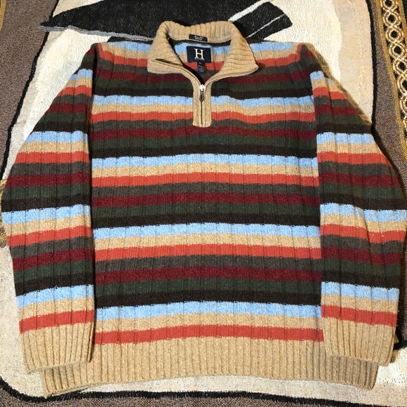 Tommy Hilfiger Other - Tommy Hilfiger Multicolor Quarter Zip Sweater